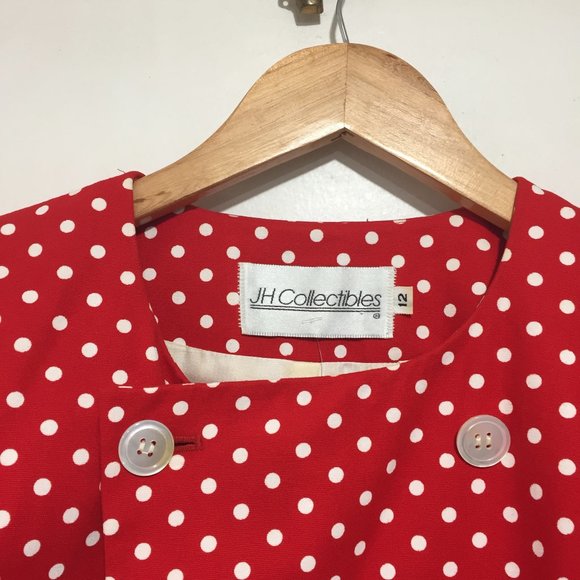 VINTAGE JH COLLECTIBLES CROPPED BLAZERS SIZE 12 - Picture 4 of 5